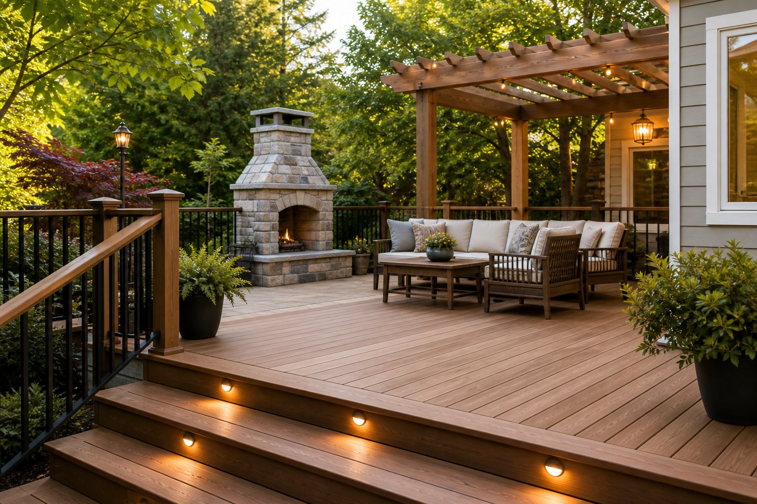 Deck and patio project