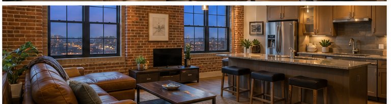 Downtown loft rental