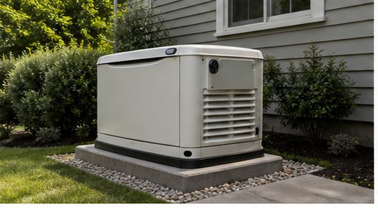 Backup generator installation