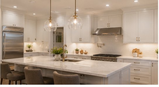Modern kitchen electrical upgrade