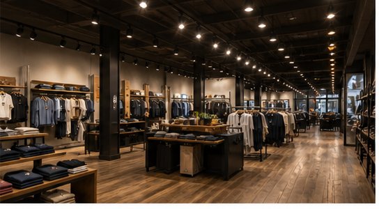 Retail store electrical build-out